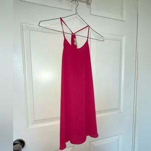 Loft Magenta High Neck Flowy Tank